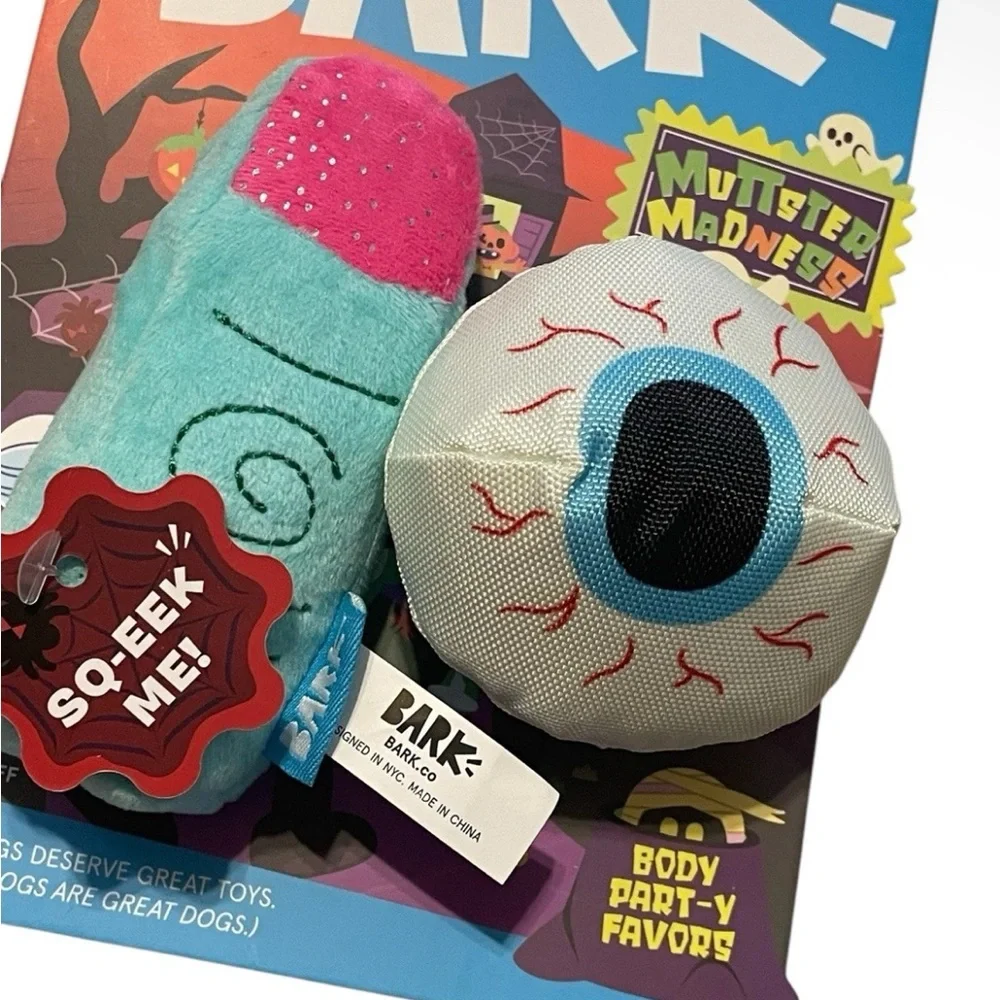 Bark‎ Dog Toy, Body Part-y Favors, For Small Dogs 0-20Lbs, NIP